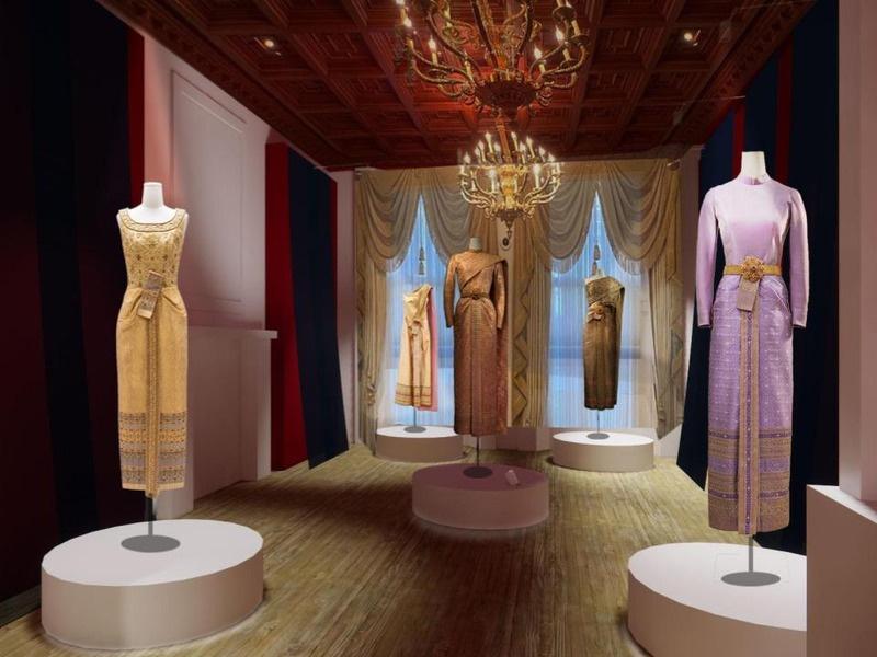Completed exhibition — traditional Thai dress and royal attire